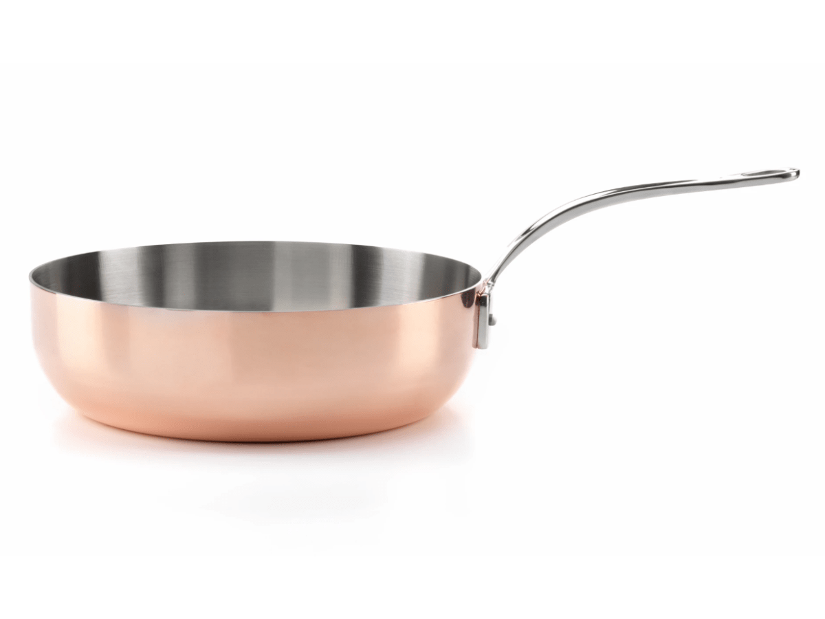 Sauteuse i koppar, 2 l