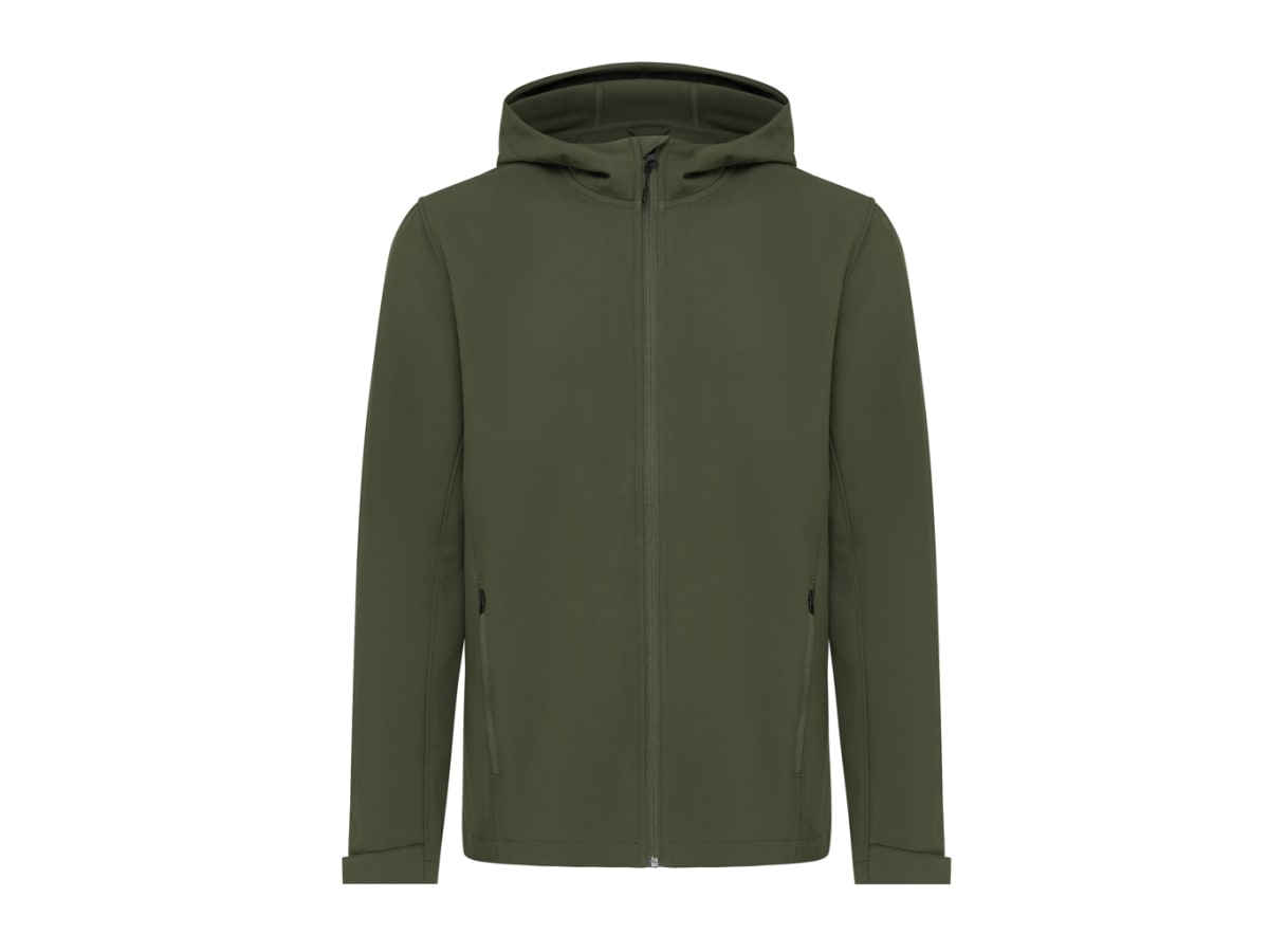 IQONIQ Makalu soft shell herrjacka i återvunnen polyester