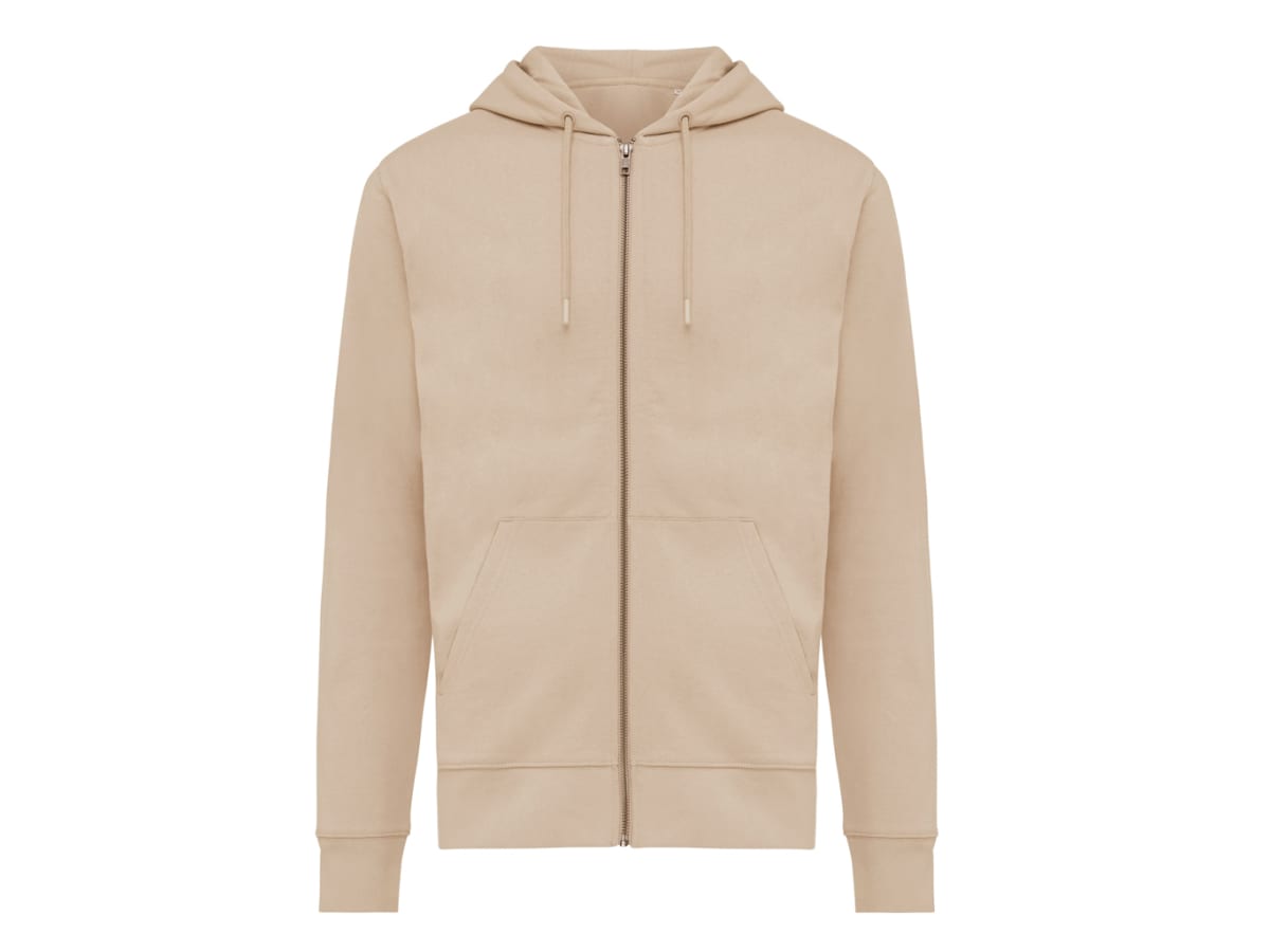 IQONIQ Abisko hoodie med dragkedja i återvunnen bomull