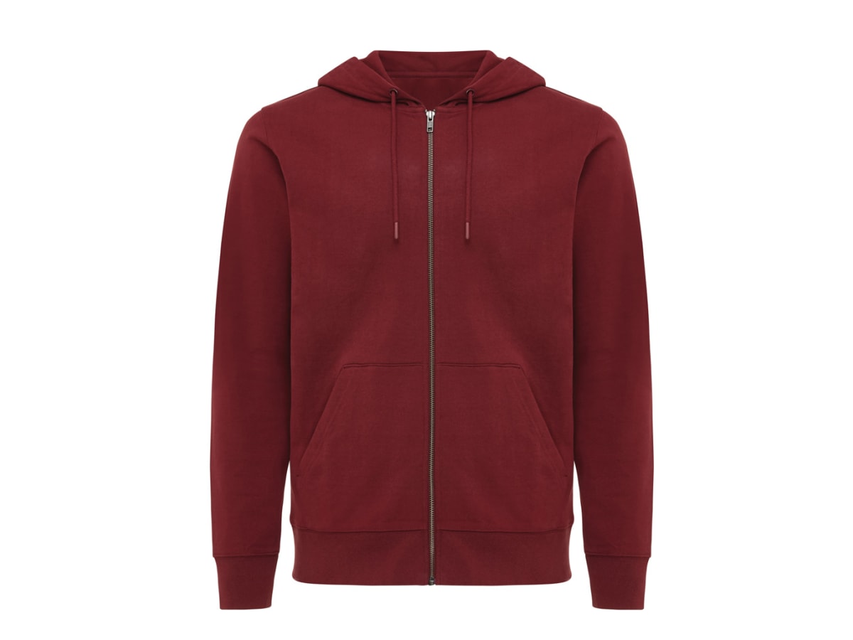 IQONIQ Abisko hoodie med dragkedja i återvunnen bomull