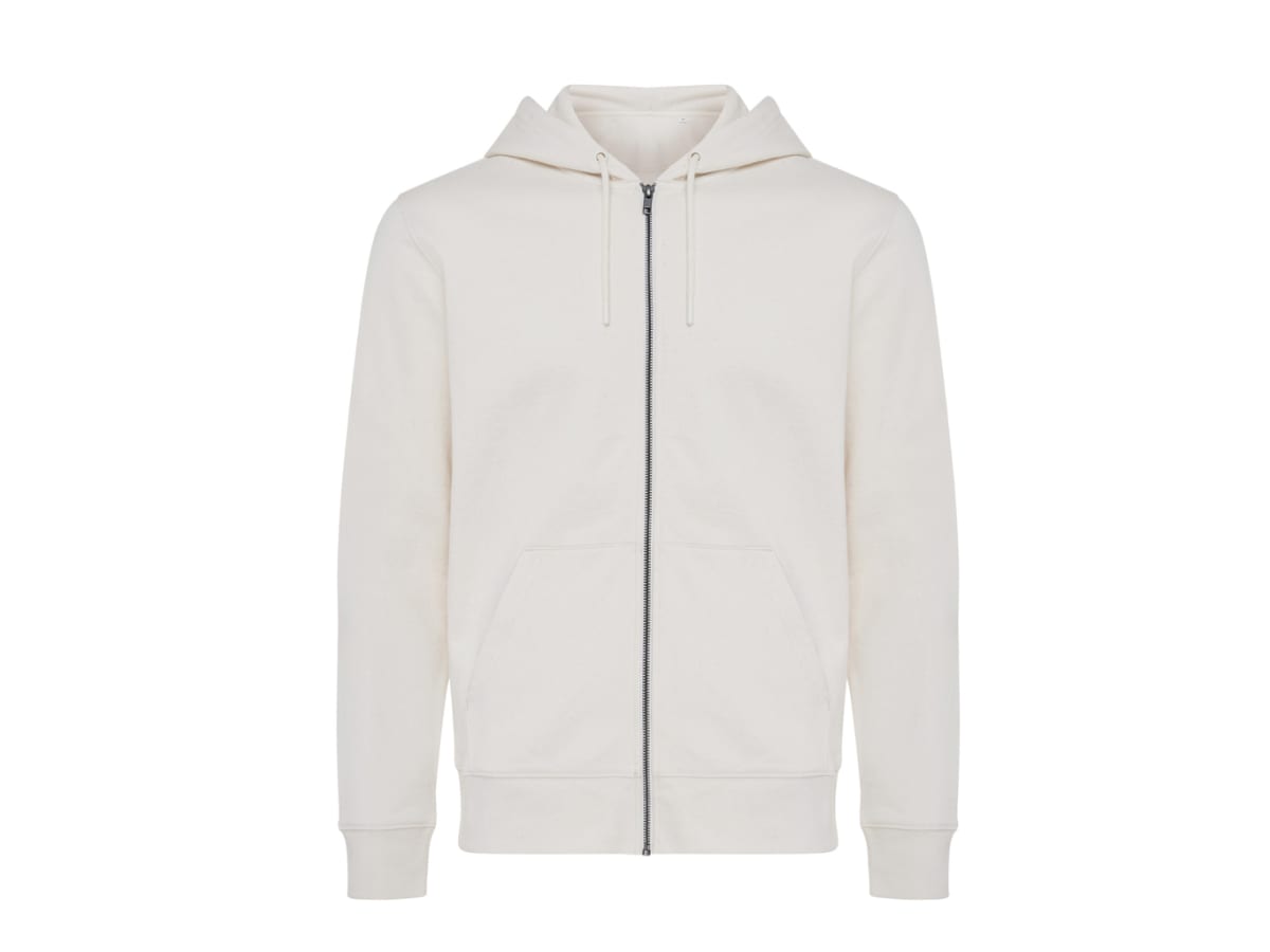 IQONIQ Abisko hoodie med dragkedja i återvunnen bomull