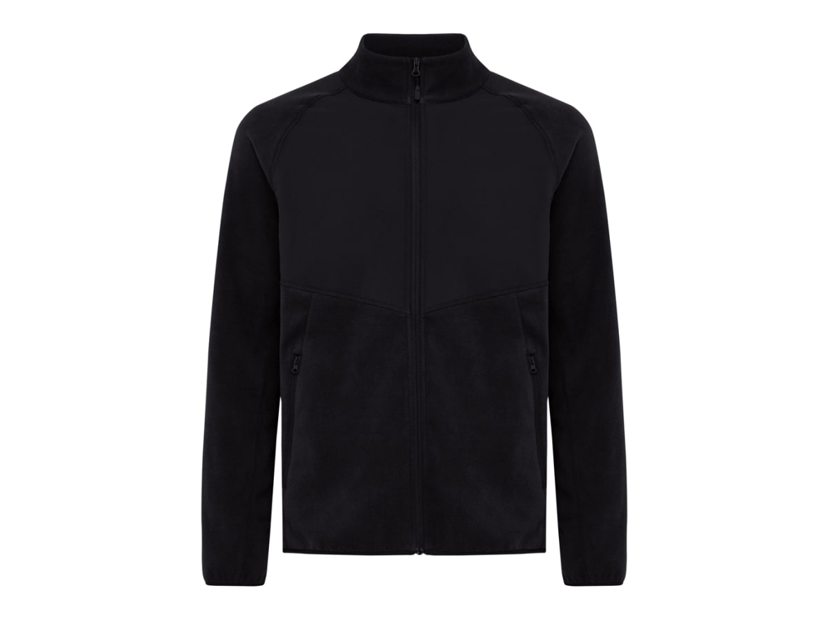 IQONIQ Talung microfleece med zipper i återvunnen polyester