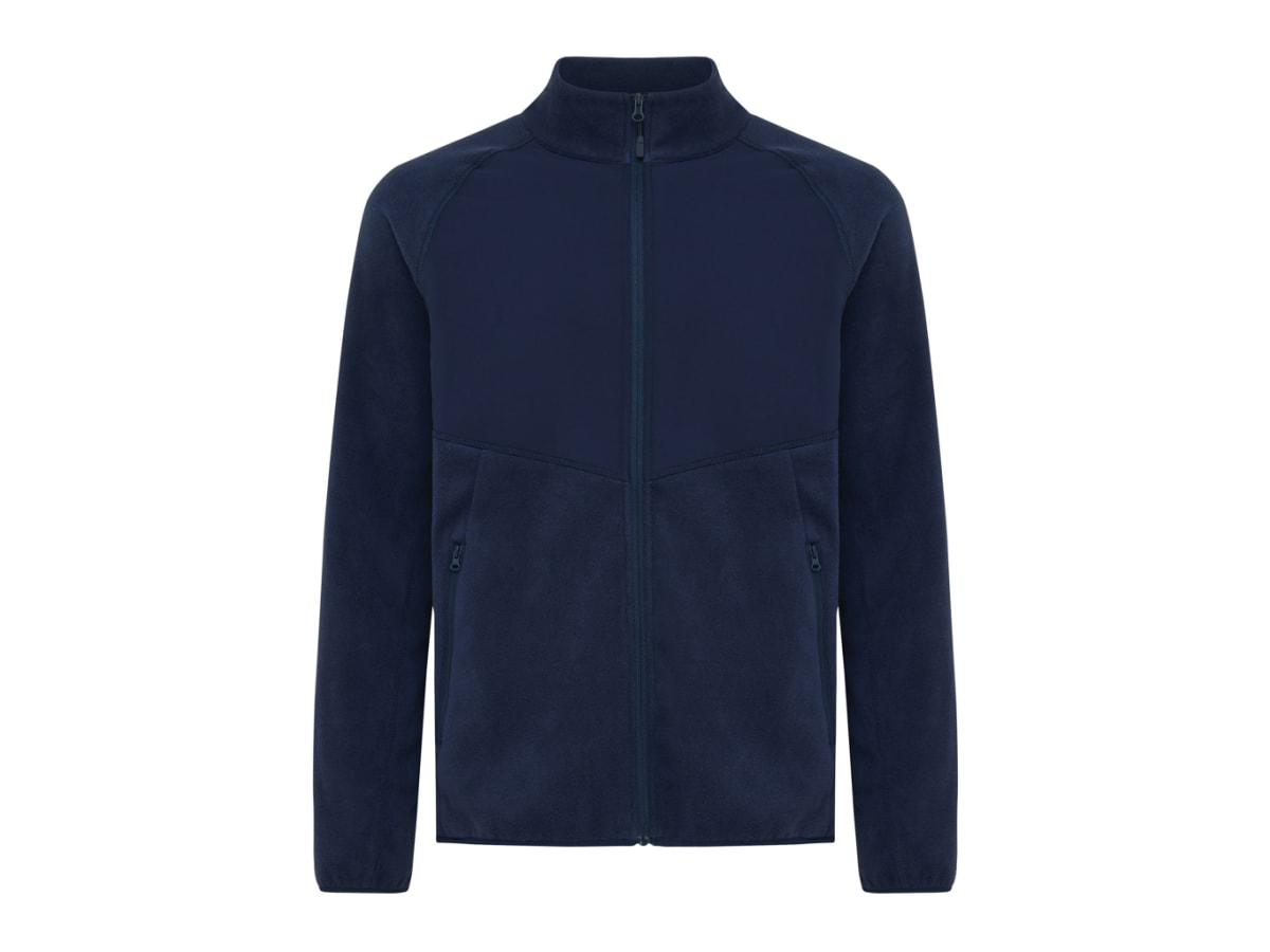 IQONIQ Talung microfleece med zipper i återvunnen polyester