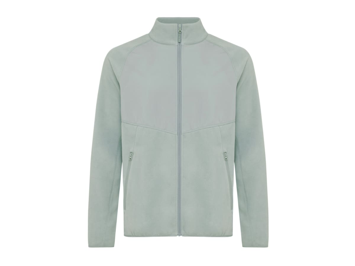 IQONIQ Talung microfleece med zipper i återvunnen polyester