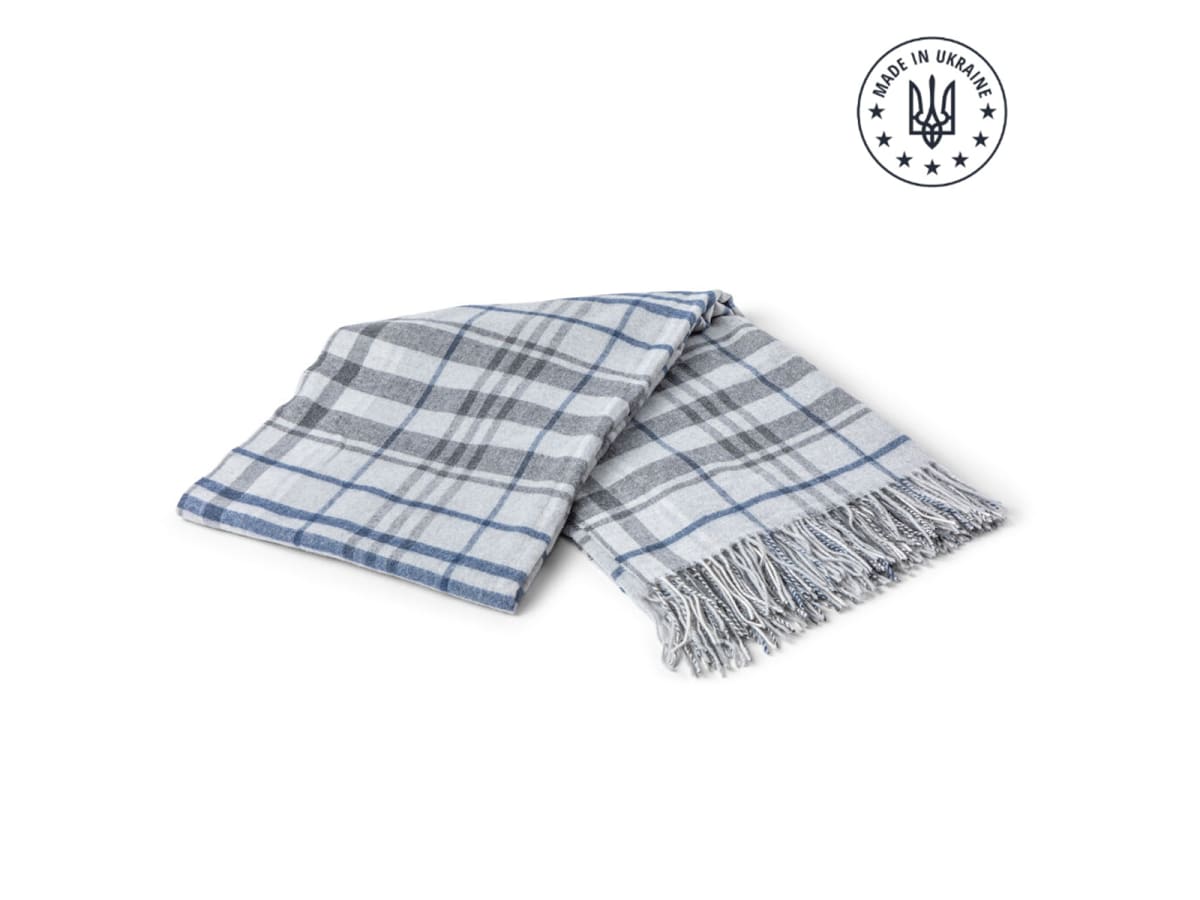 Tanger Plaid Blå