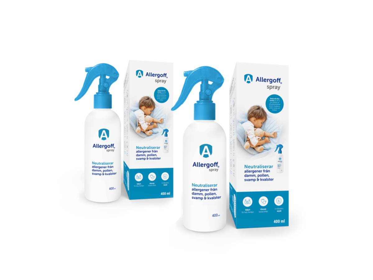 Allergoff Pollen och damm-spray (2-pack)