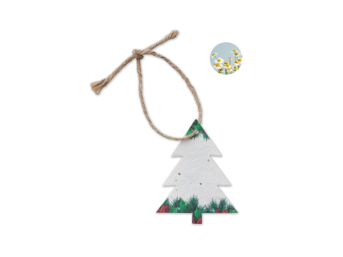 Julprydnad i fröpapper