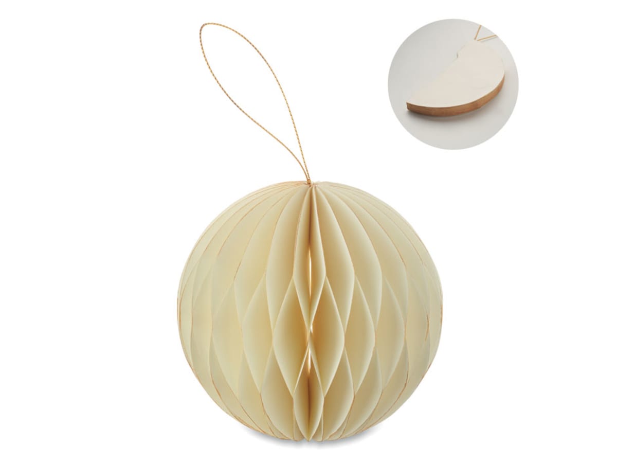 Vikbar julkulshängare papper