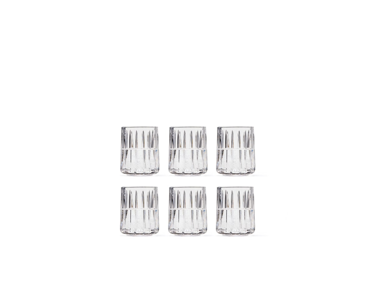 Hudson tumbler glas, 6 st