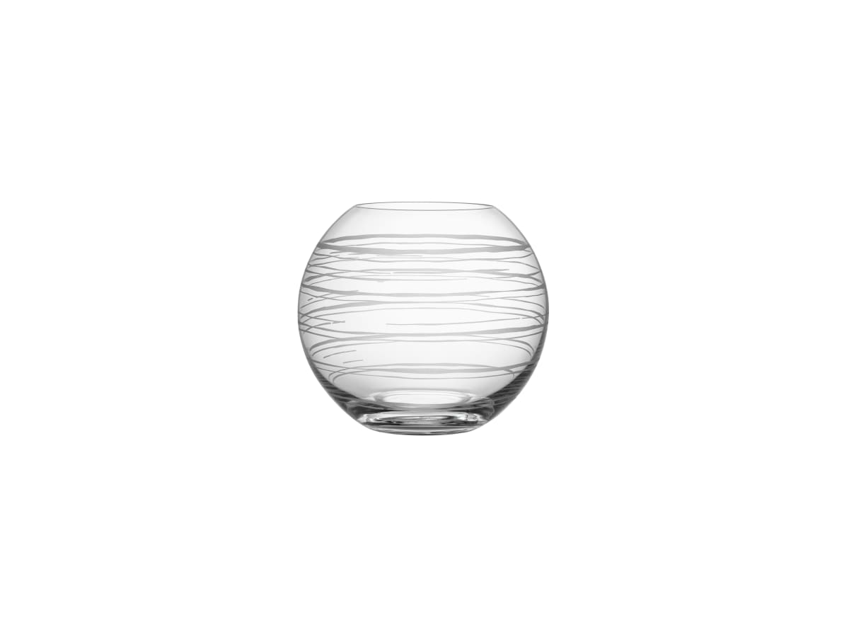 Graphic vase bowl h 133mm