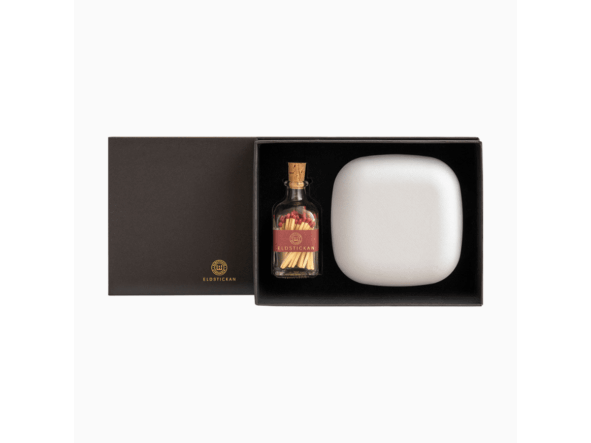 Presentbox med brandvarnare & glasburk