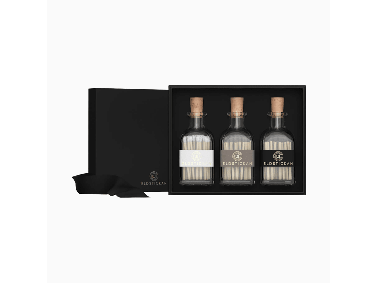 Klassisk presentbox med tändstickor