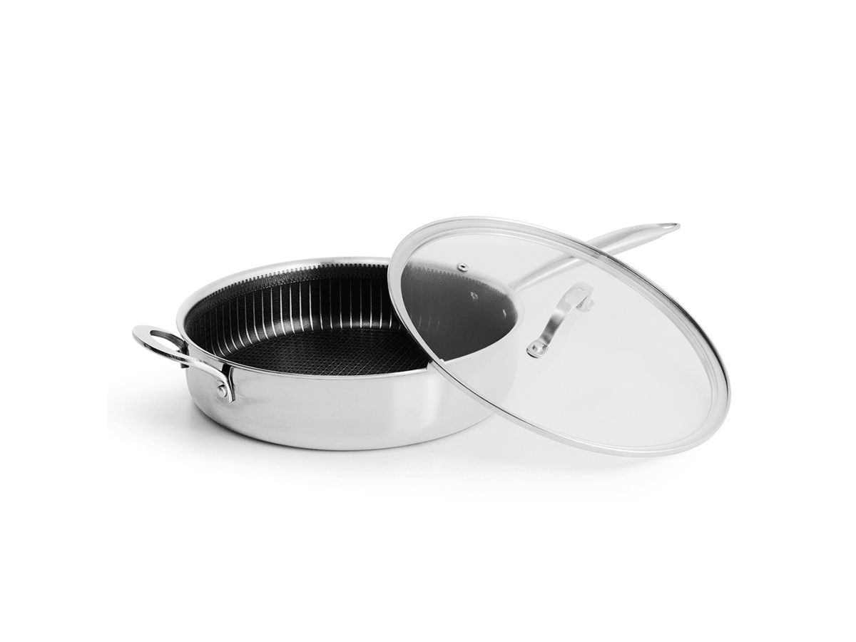 Nonstick Traktörpanna med Glaslock