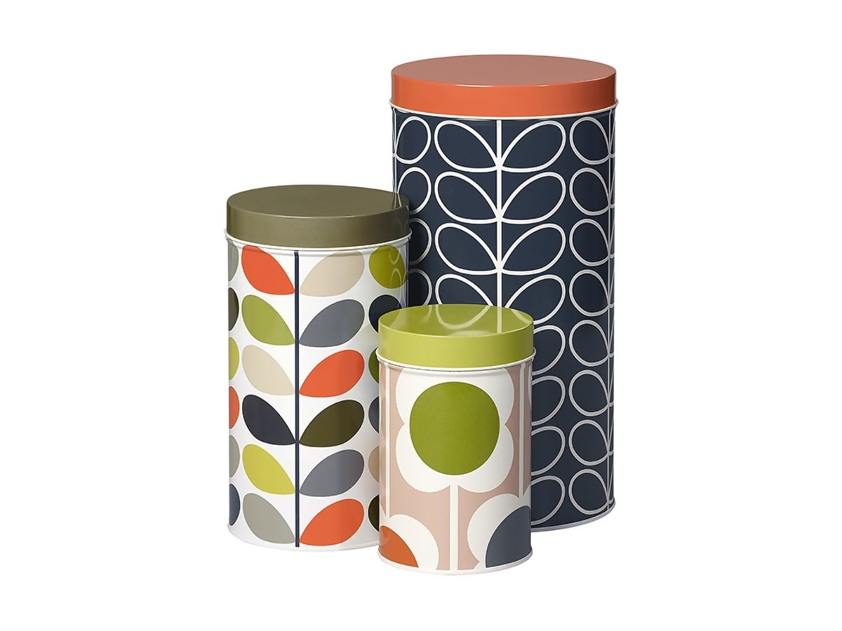 Orla Kiely - Plåtburkar 3st STEM
