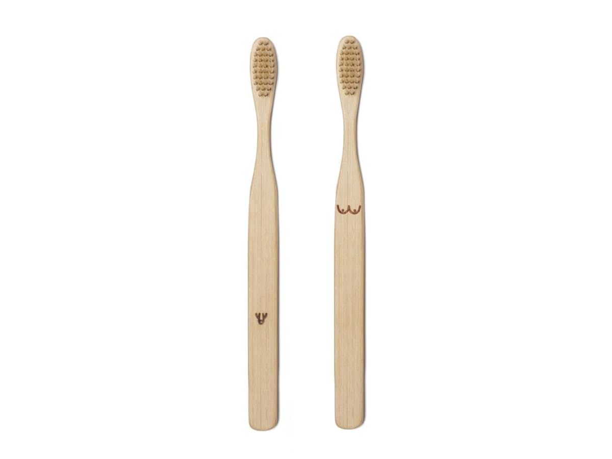 Nudie Bamboo Toothbrush Set