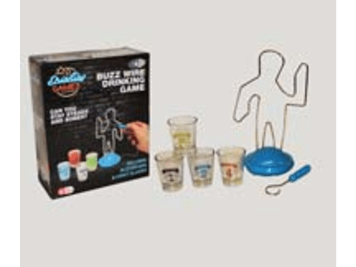 Buzz wire drinking game