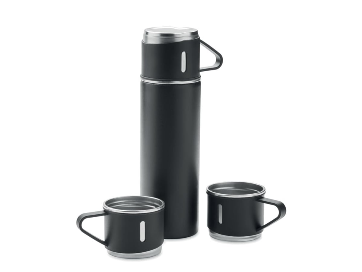 Set med termos och 2 koppar