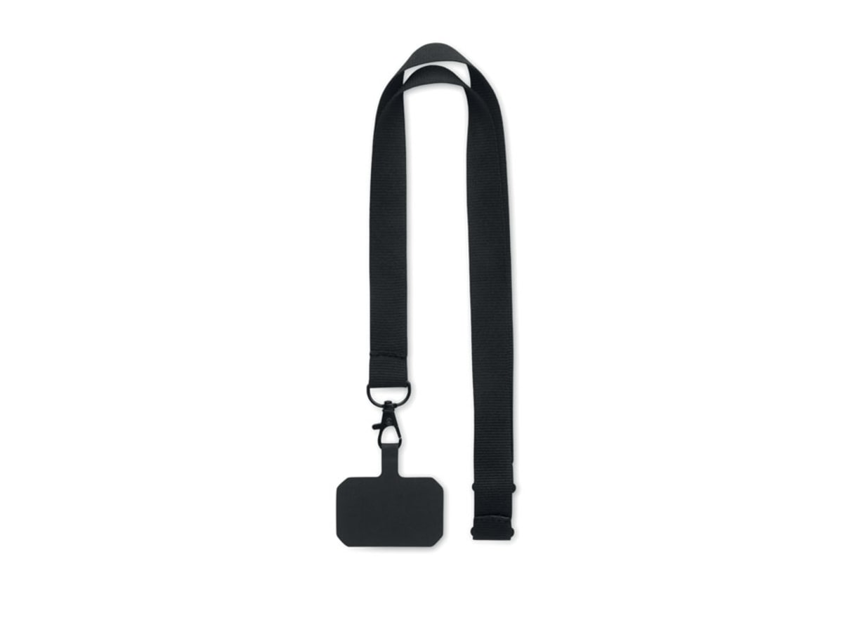 Logoband med telefonhållare