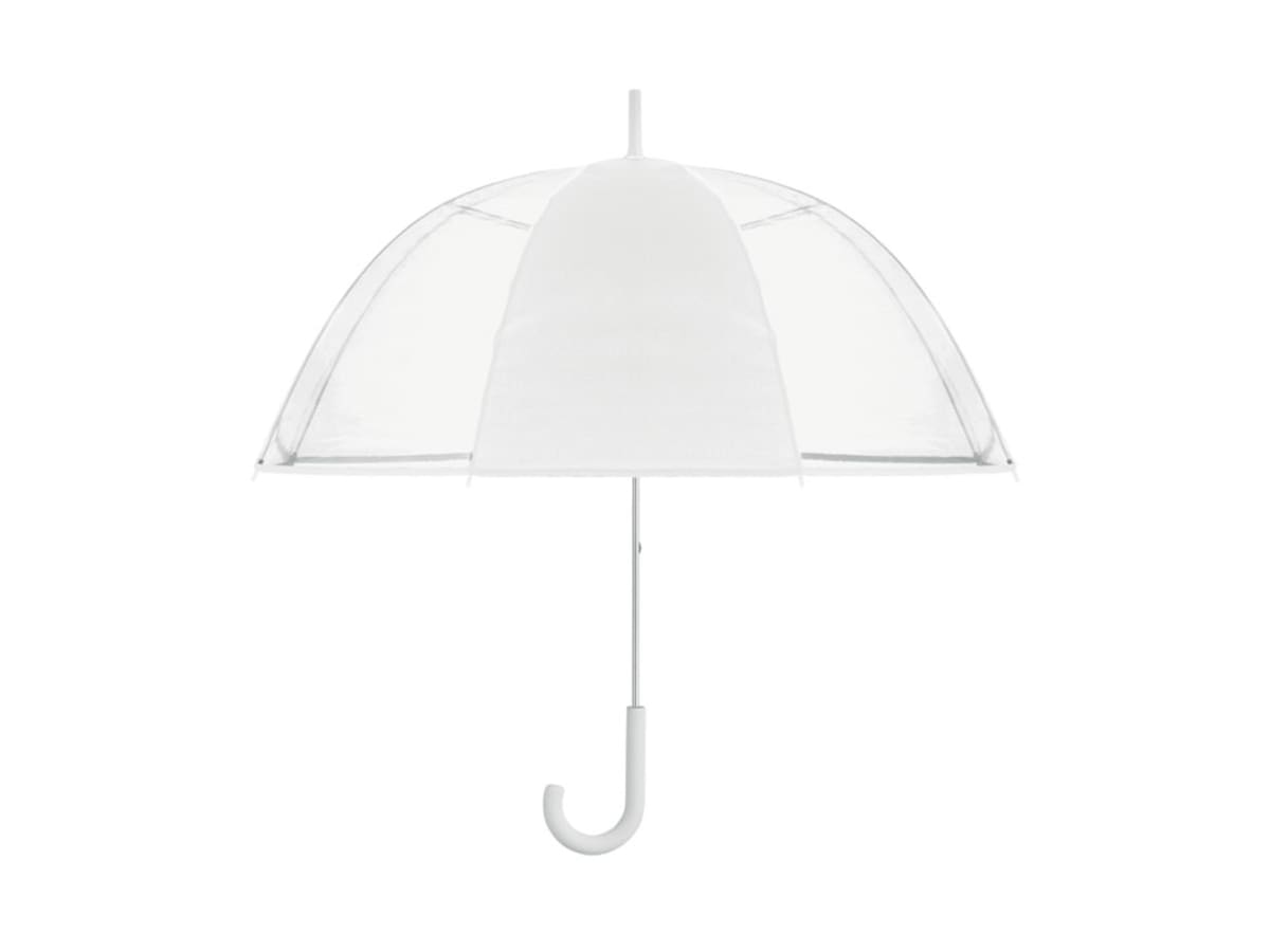 23" transparent paraply