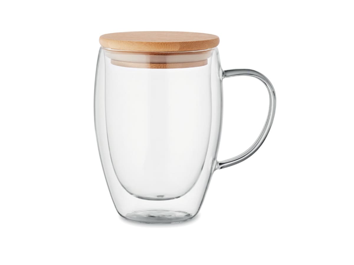 Mugg i borosilikat dubbelvägg