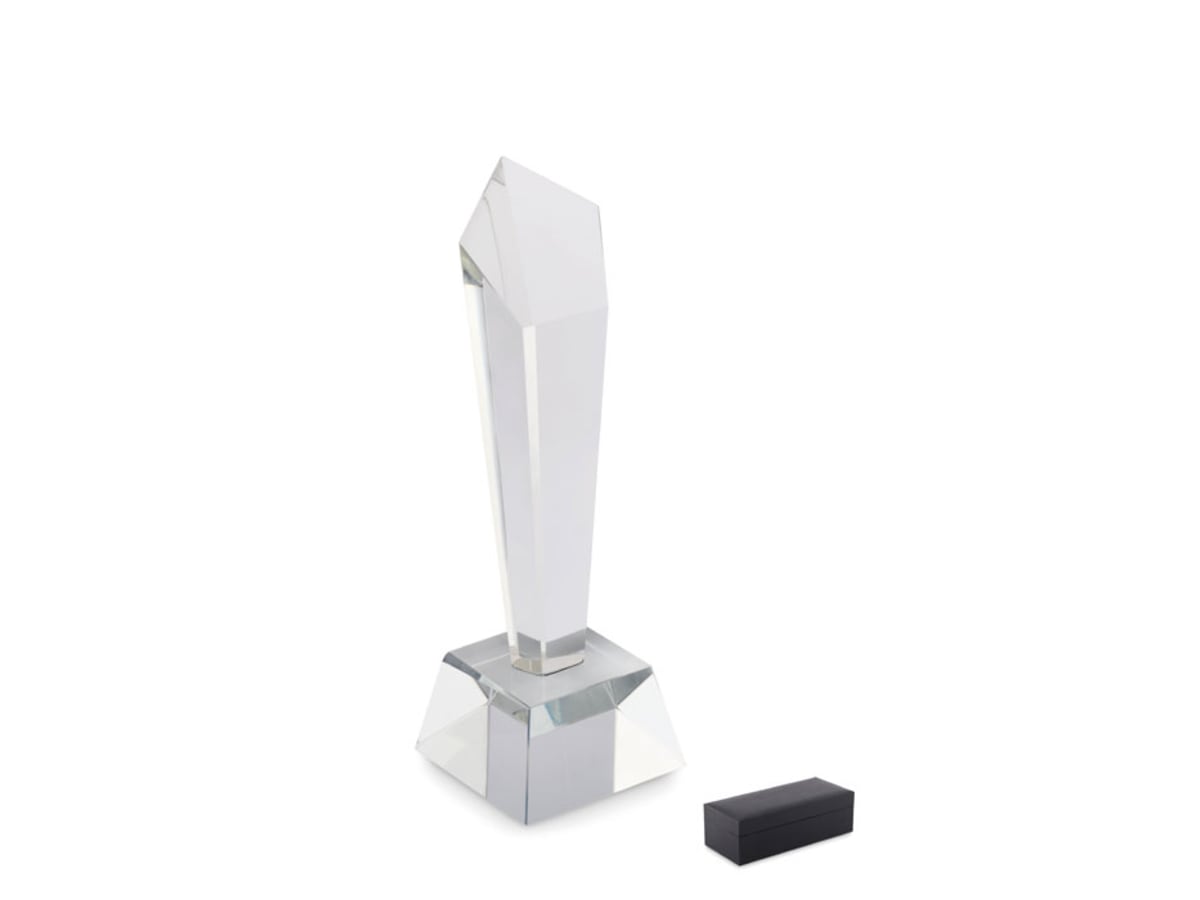 Kristallpris i presentbox