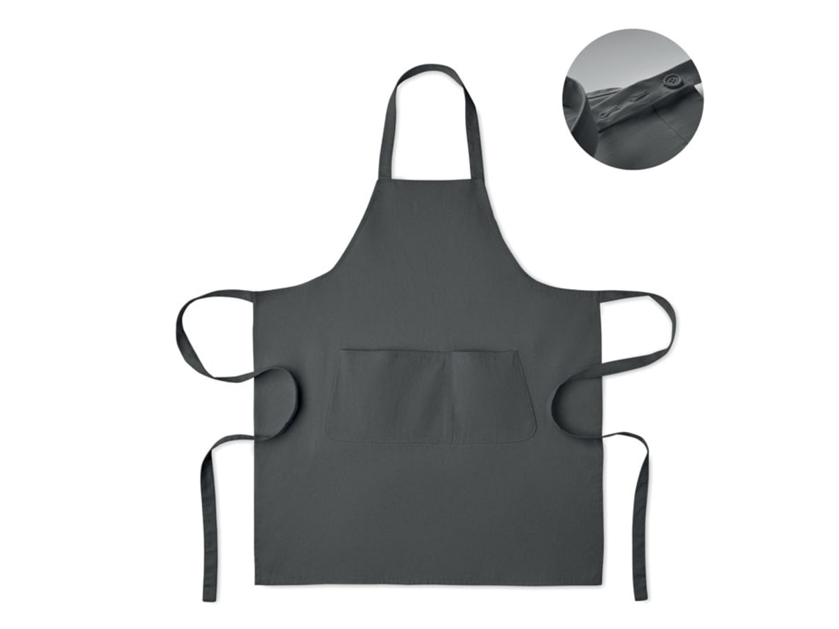 Förkläde ekologisk bomull 240g