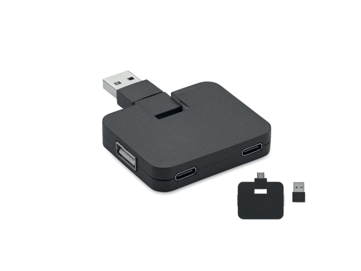 USB-hubb med 4 portar