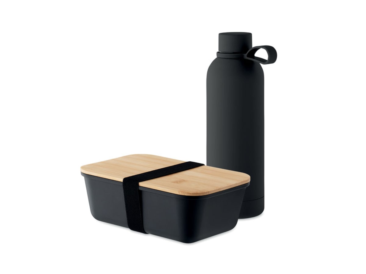Lunchset, flaska + lunchlåda