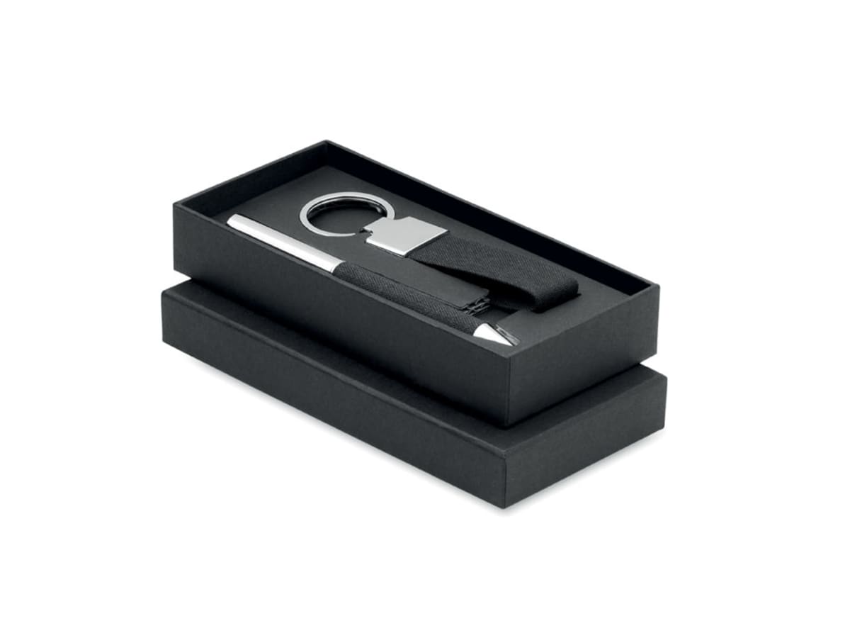 Presentset penna/nyckelring
