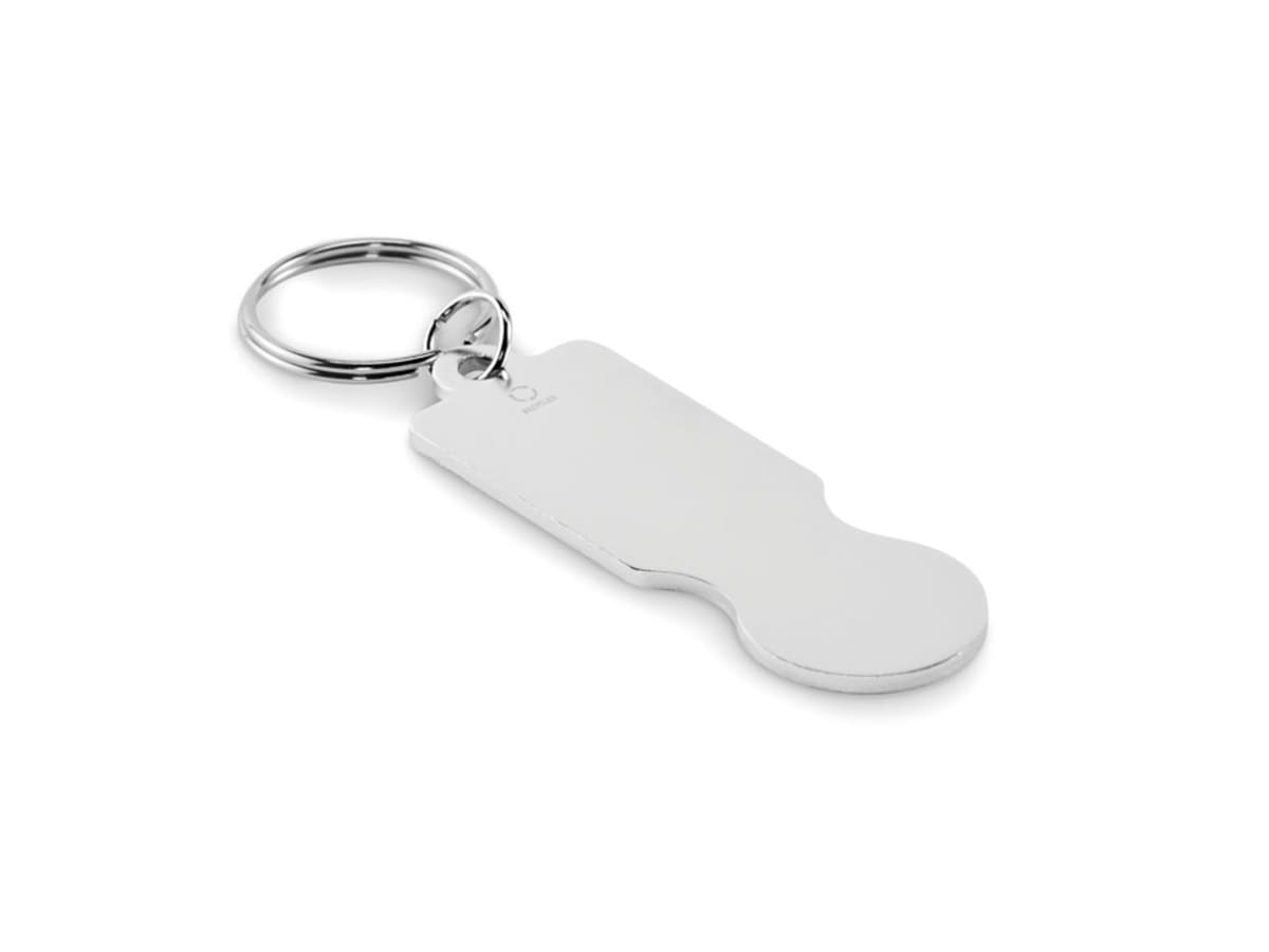 Nyckelring + kundvagnsmynt €1