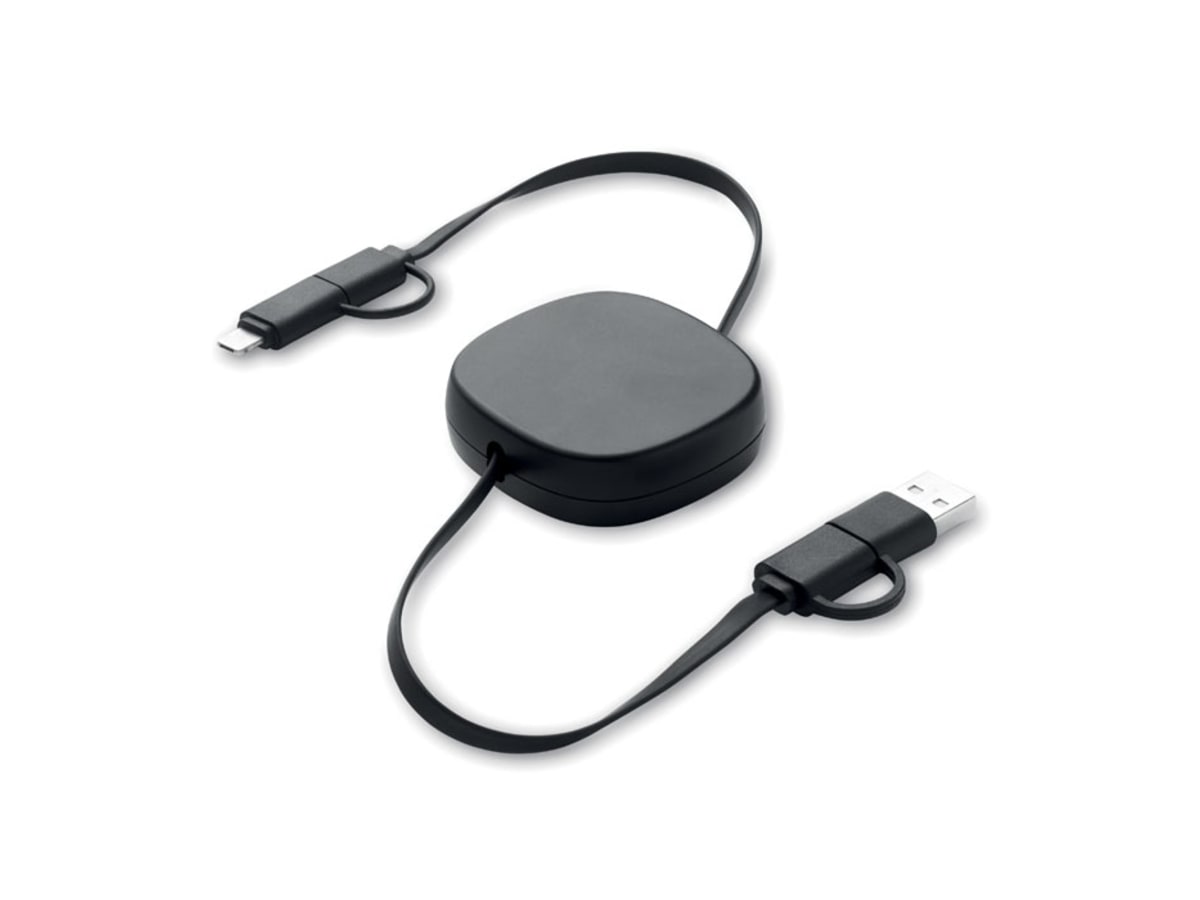 60W utdragbar laddkabel