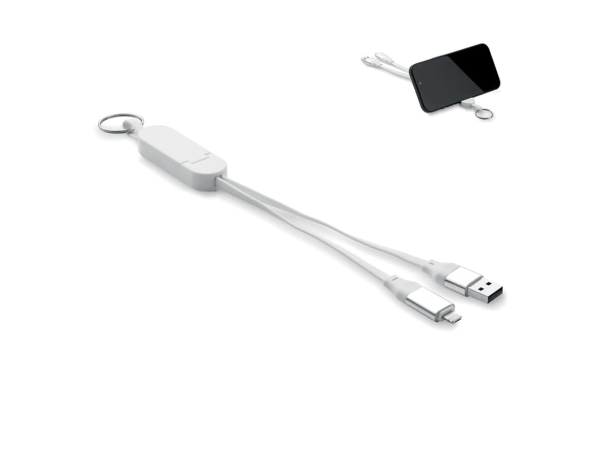 60W laddkabel nyckelring