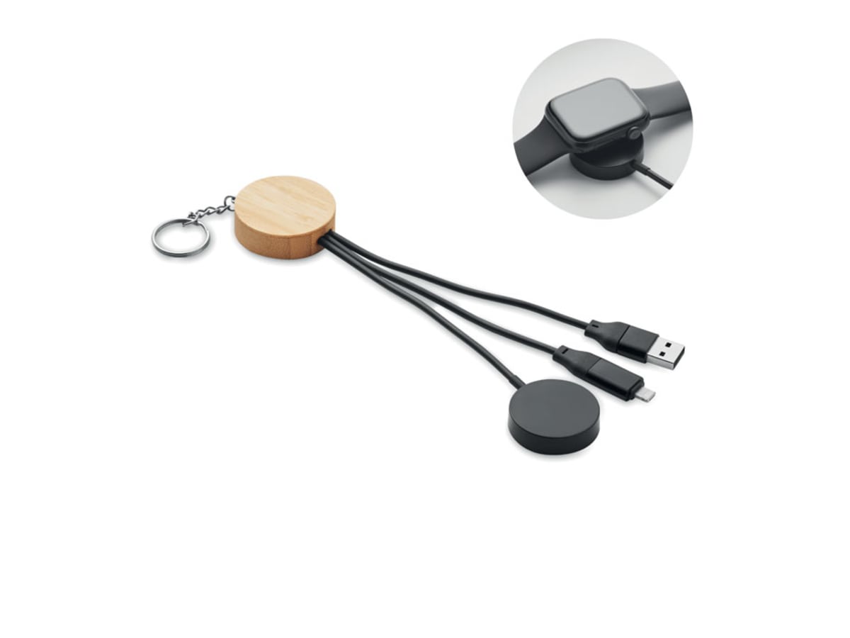 4 i 1 Nyckelring 60W-laddkabel