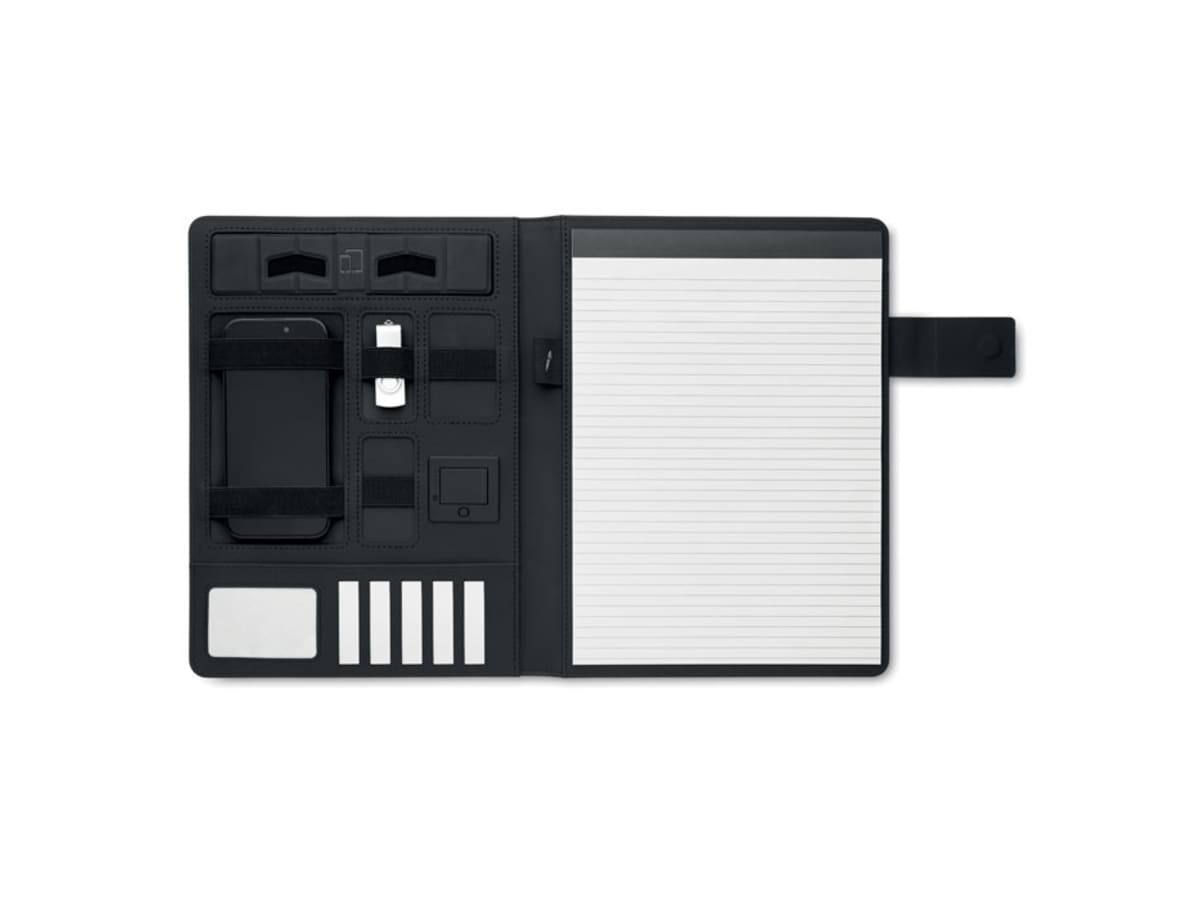 A4-konferensmapp med laddare