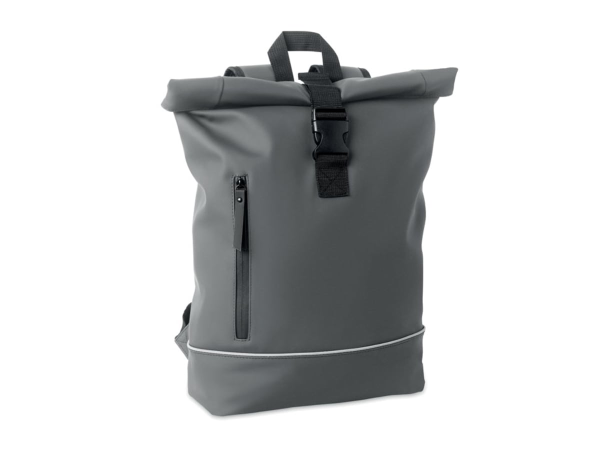 Laptop 15" rolltop PU-ryggsäck