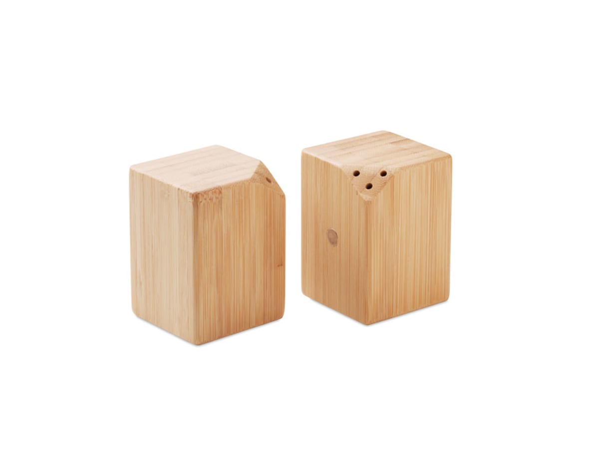 Salt- och pepparkar i bambu