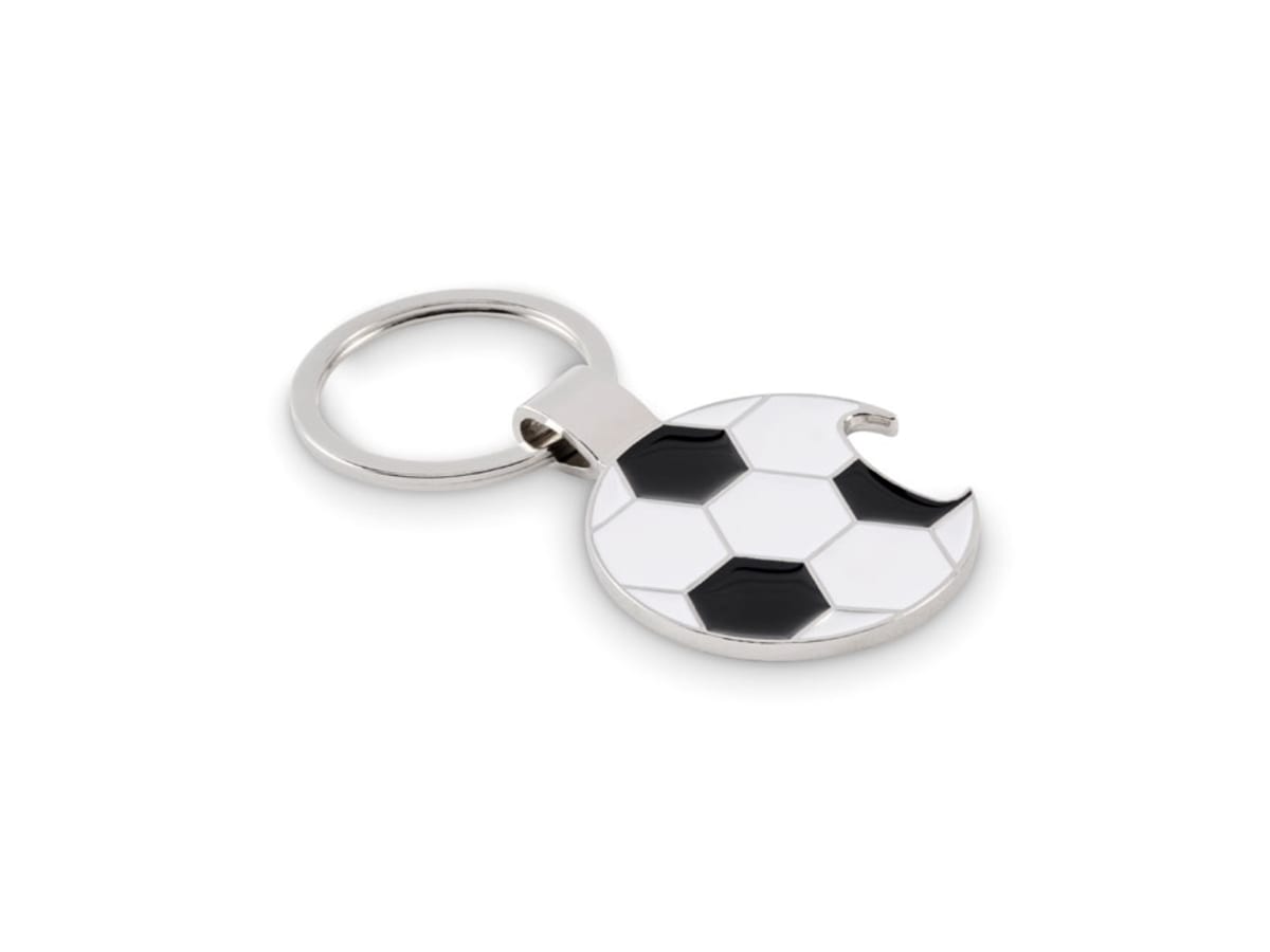 Fotbollsnyckelring med öppnare