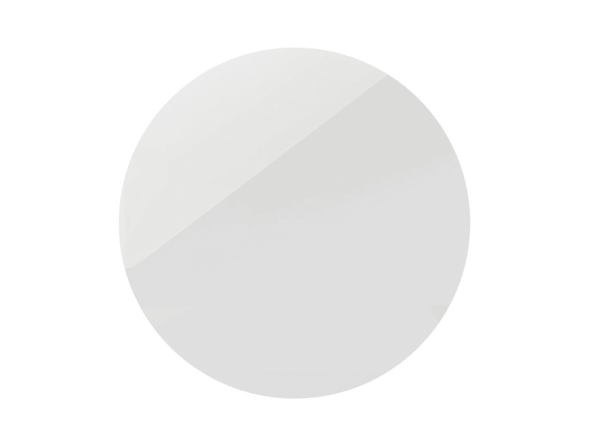 Rund kylskåpsmagnet PVC