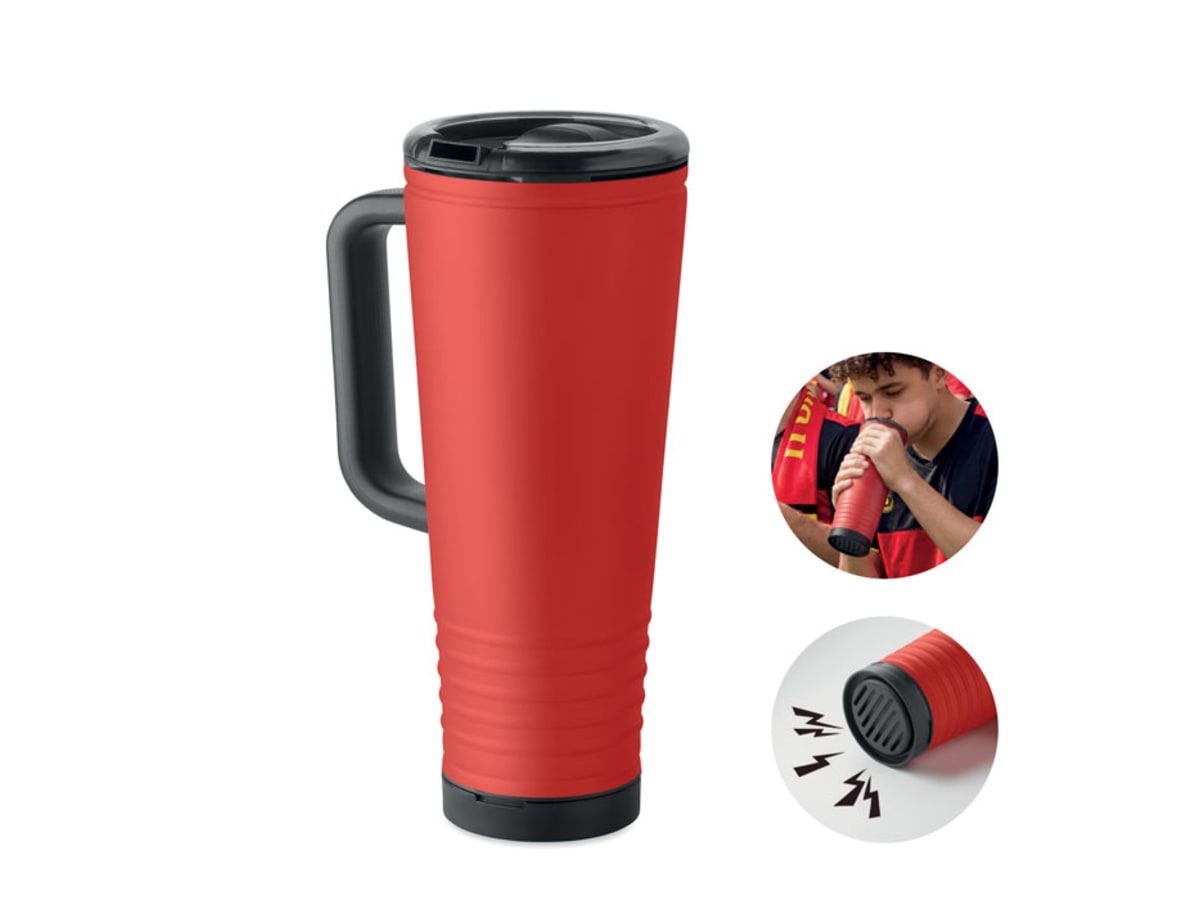 Dubbelväggig ljud-mugg 700 ml.