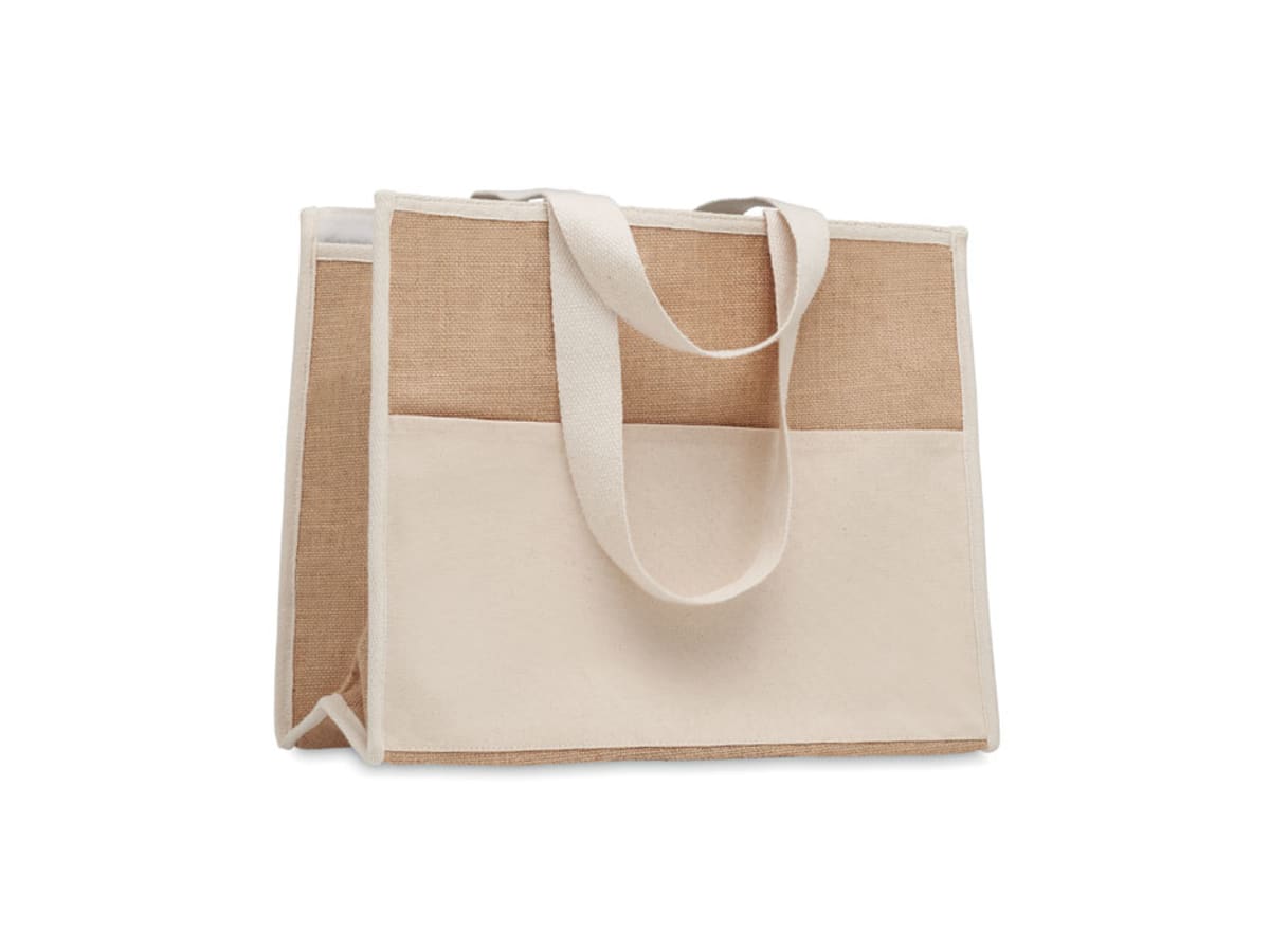 Jute och canvas kylväska