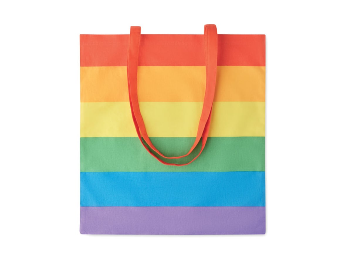 Bomullkasse regnbåge 200gr/m²