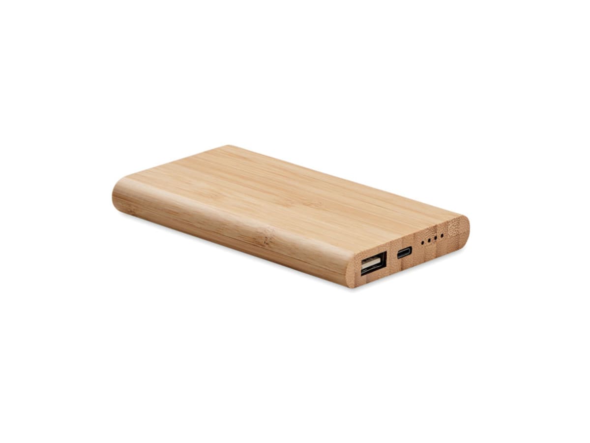 4000 mAh Powerbank i bambu