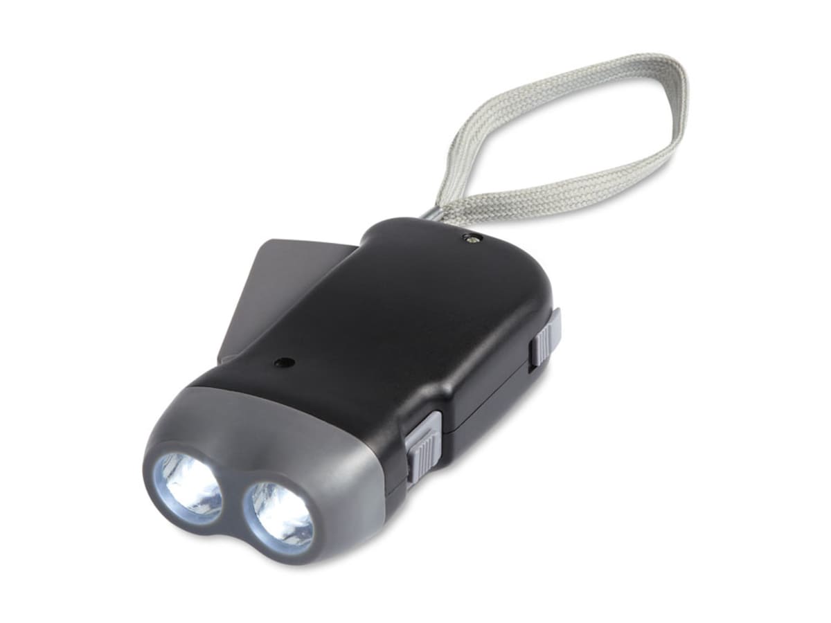 2-LED dynamo-ficklampa