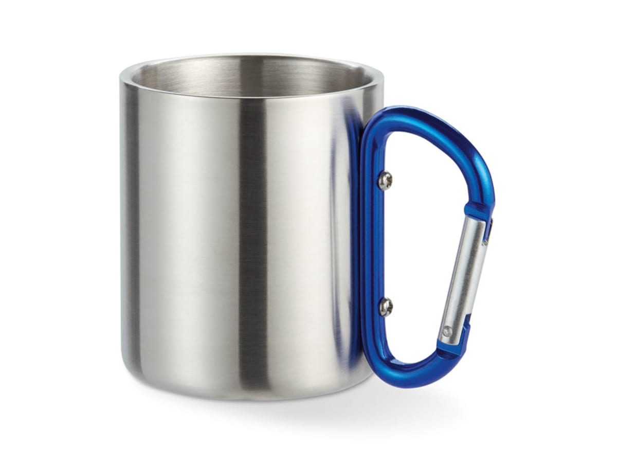Metallmugg med karbinhake