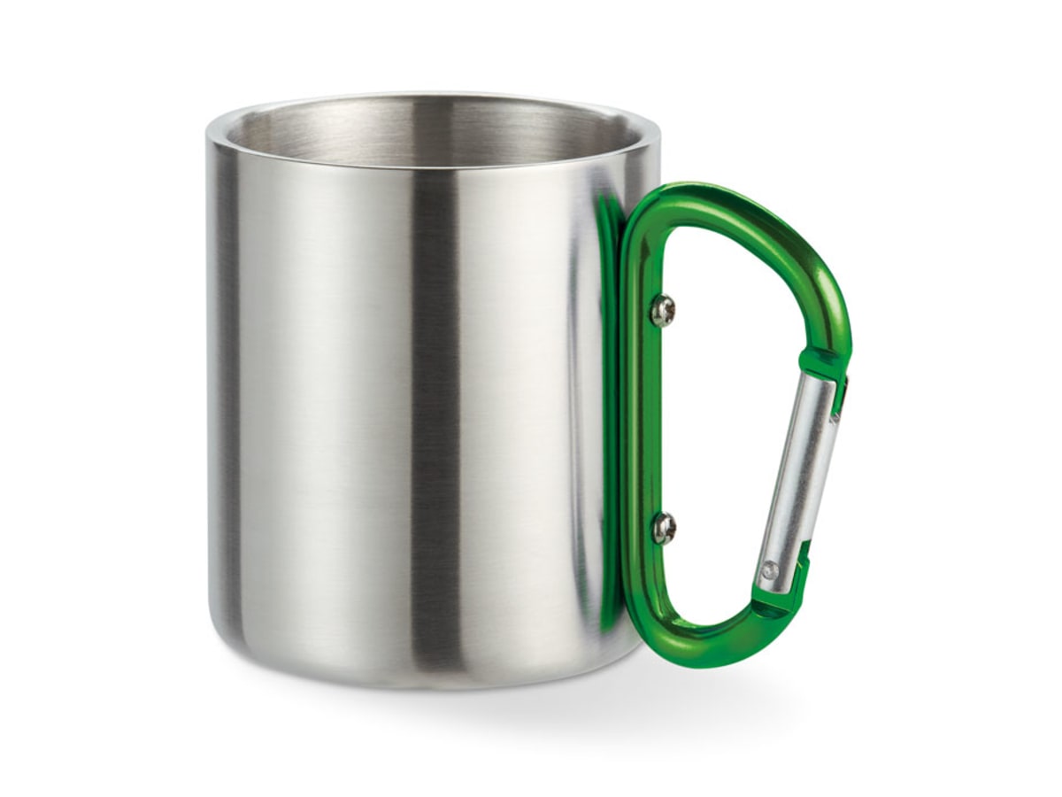Metallmugg med karbinhake
