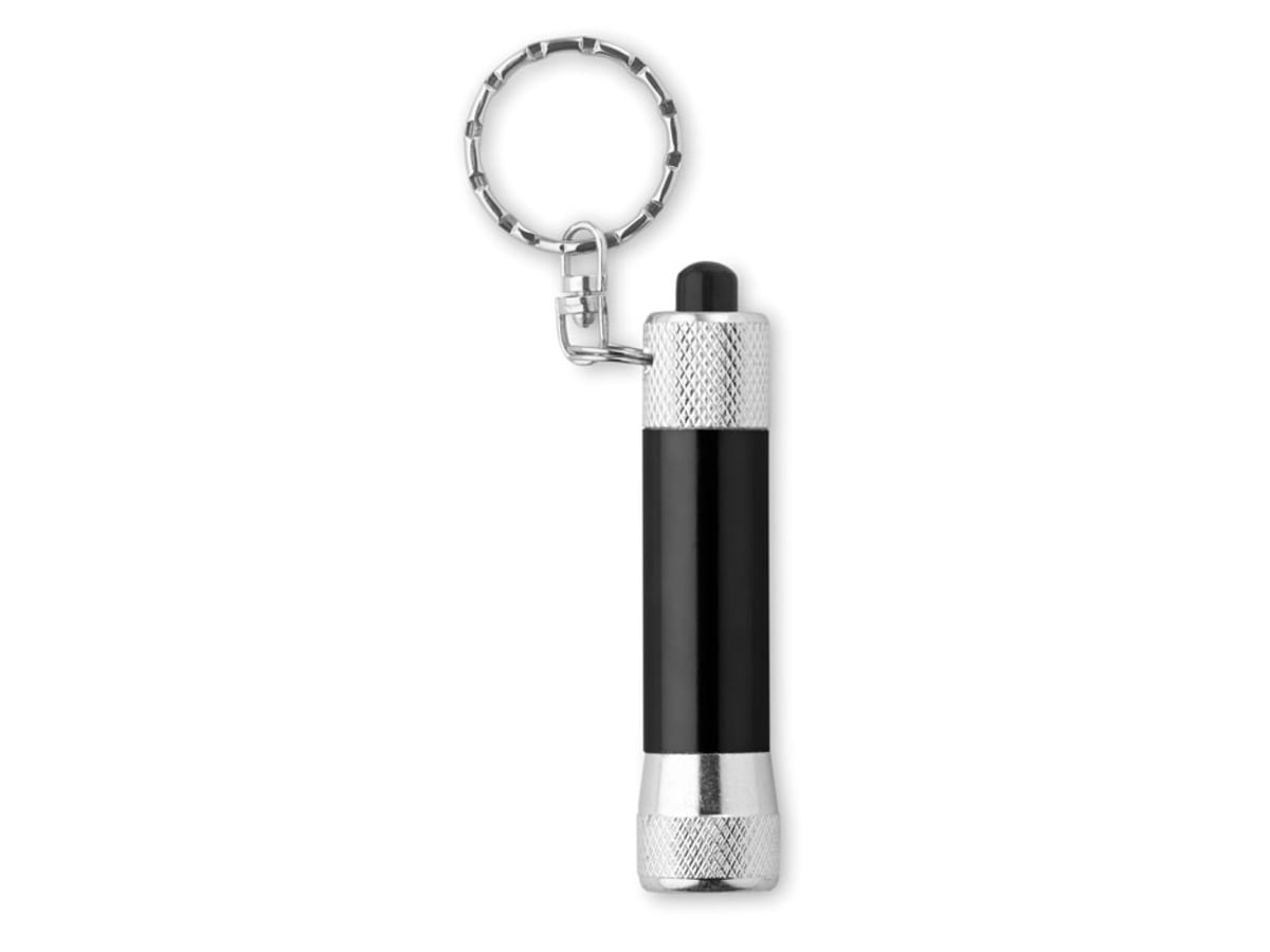 Aluminium ficklampa i nyckelrin