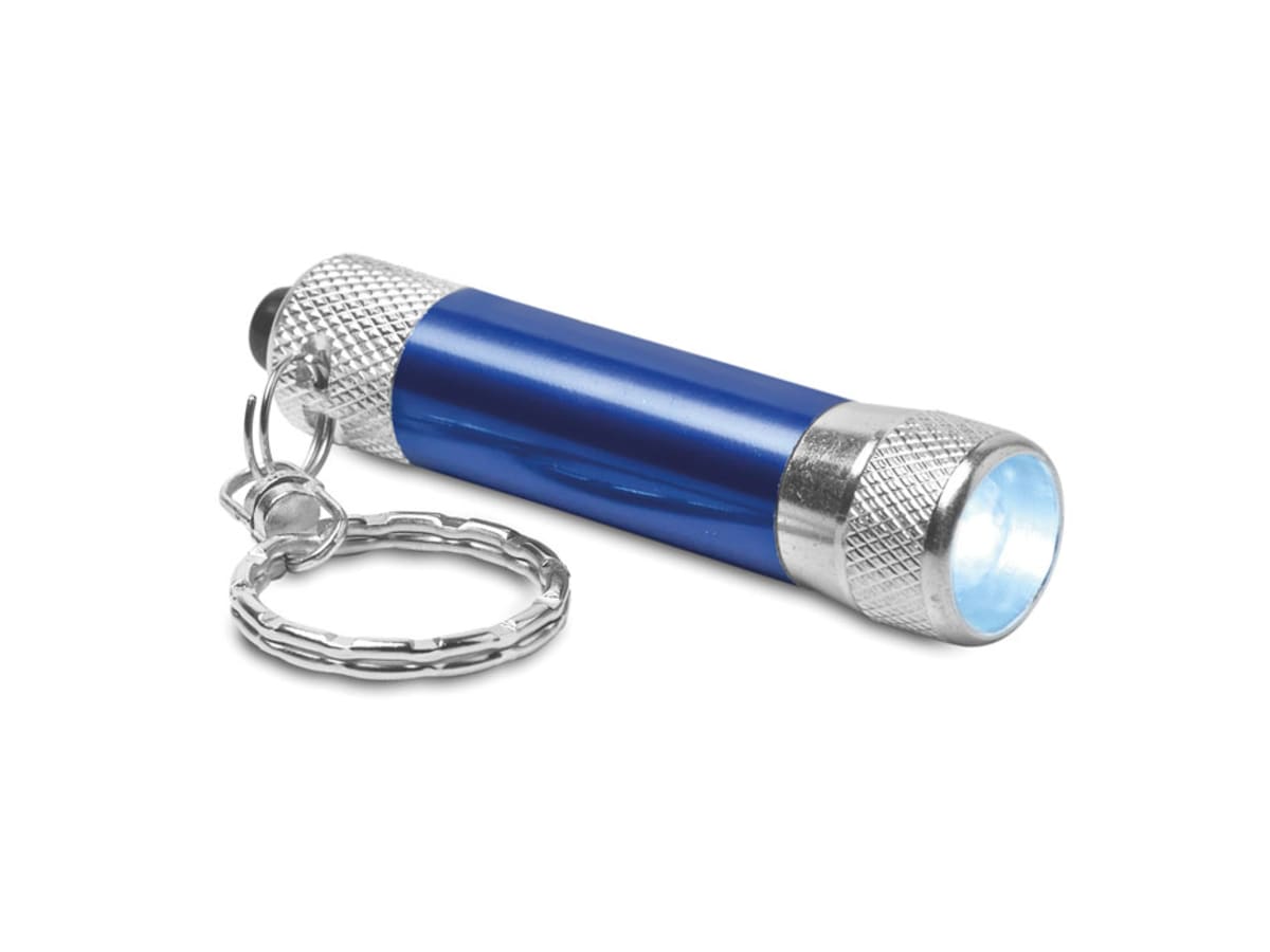 Aluminium ficklampa i nyckelring