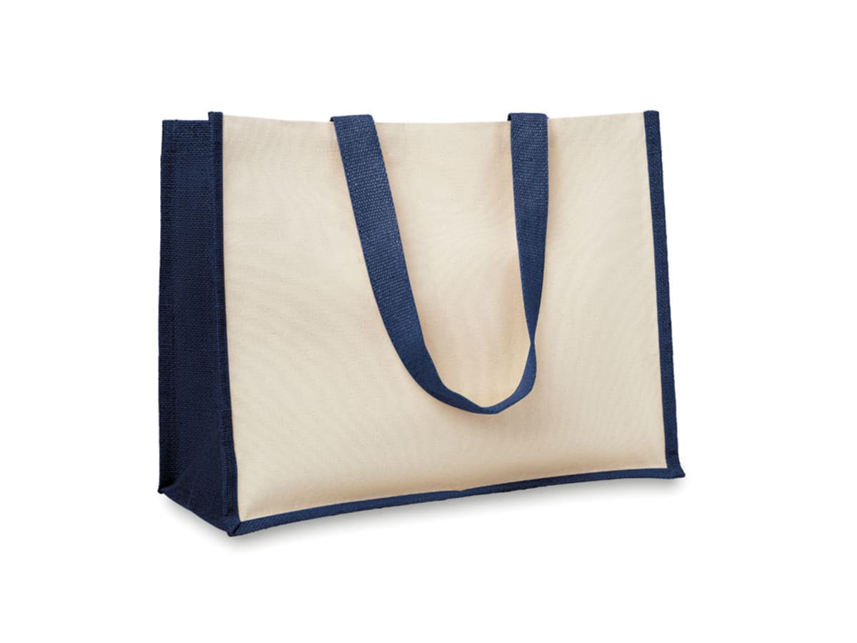 Shoppingkasse i jute/canvas