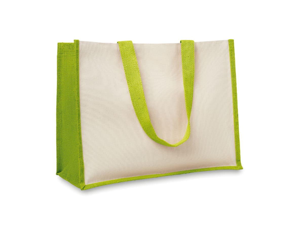 Shoppingkasse i jute/canvas