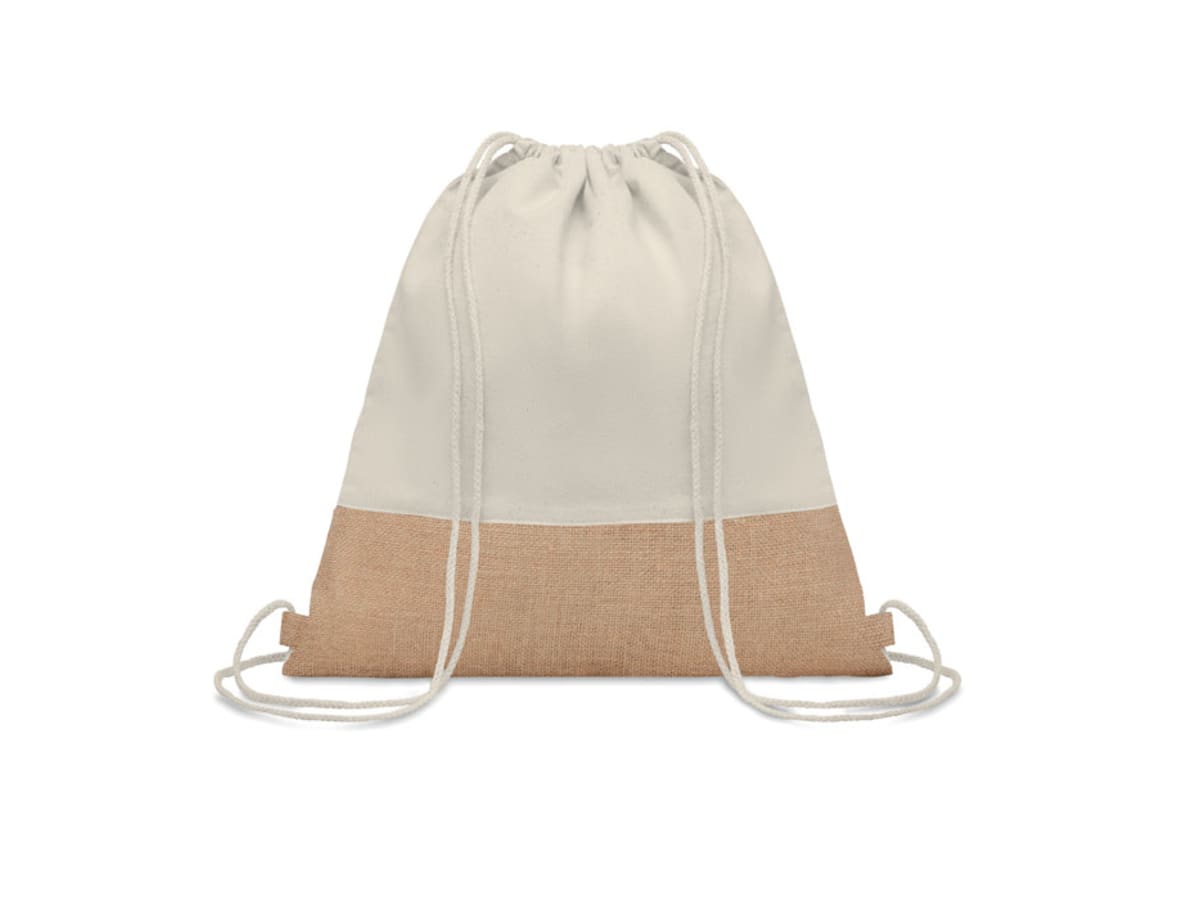 Twill/ bomullbag med en jutadet